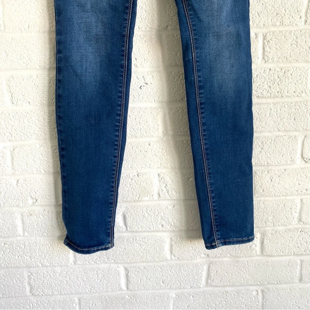 Jordache Super Skinny Blue Jeans Juniors Girls 16 Stretch Denim Low Rise